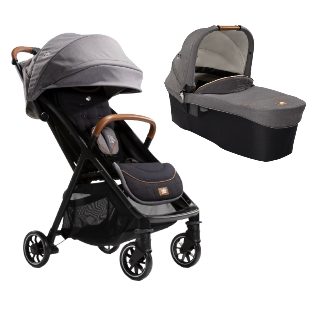 Carucior ultracompact 2 in 1 Joie Parcel Signature Carbon nastere - 22 kg