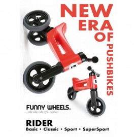 Tricicleta fara pedale Funny Wheels RIDER SPORT 2 in 1