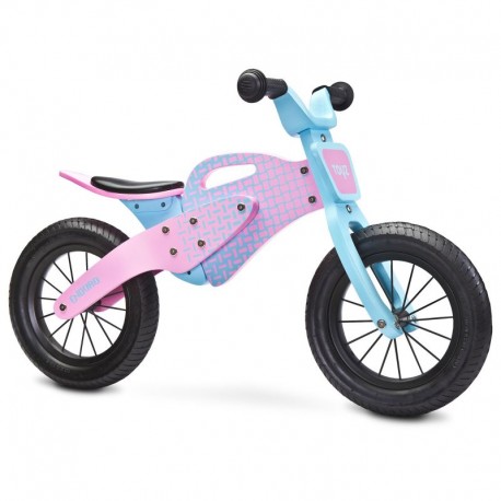 Bicicleta de lemn fara pedale ENDURO Toyz by Caretero